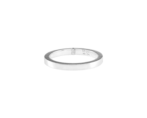 bague ruban 2mm la 5g sertie diamant