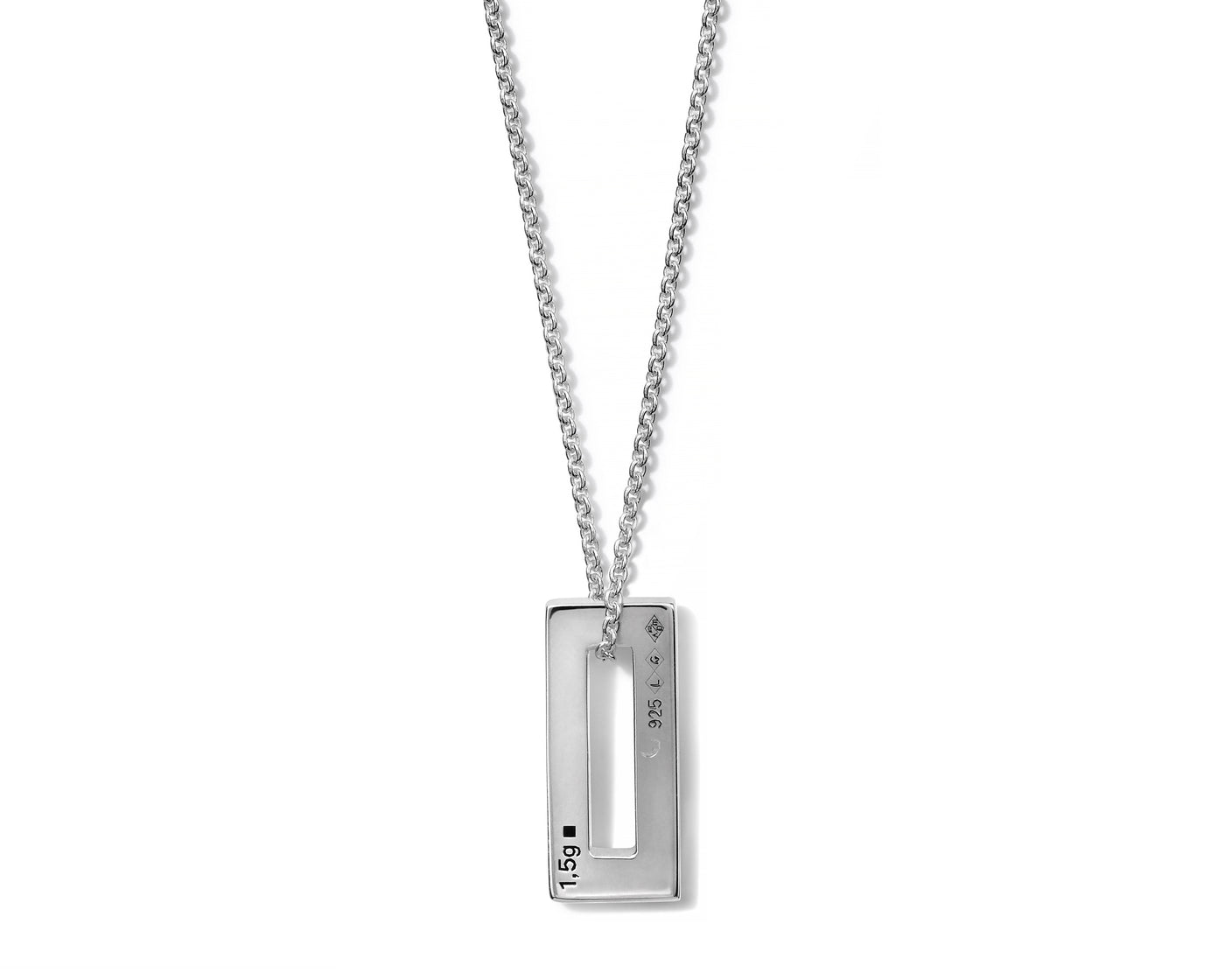 collier rectangle le 1,5g