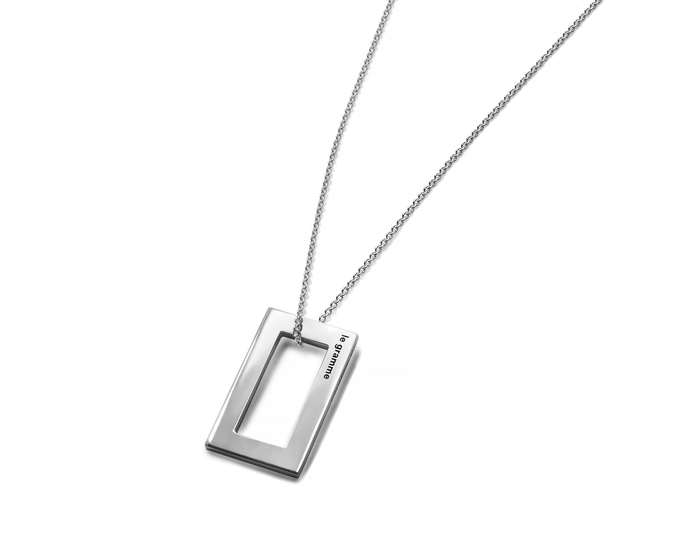 collier rectangle le 3,4g