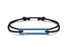 bracelet cordon laqué bleu le 1,7g