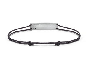 godron black cord bracelet le 5g