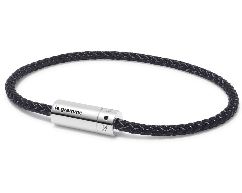 black nato cable bracelet le 7g