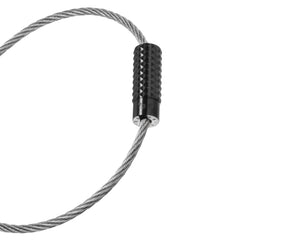 pyramid guilloche cable bracelet le 7g