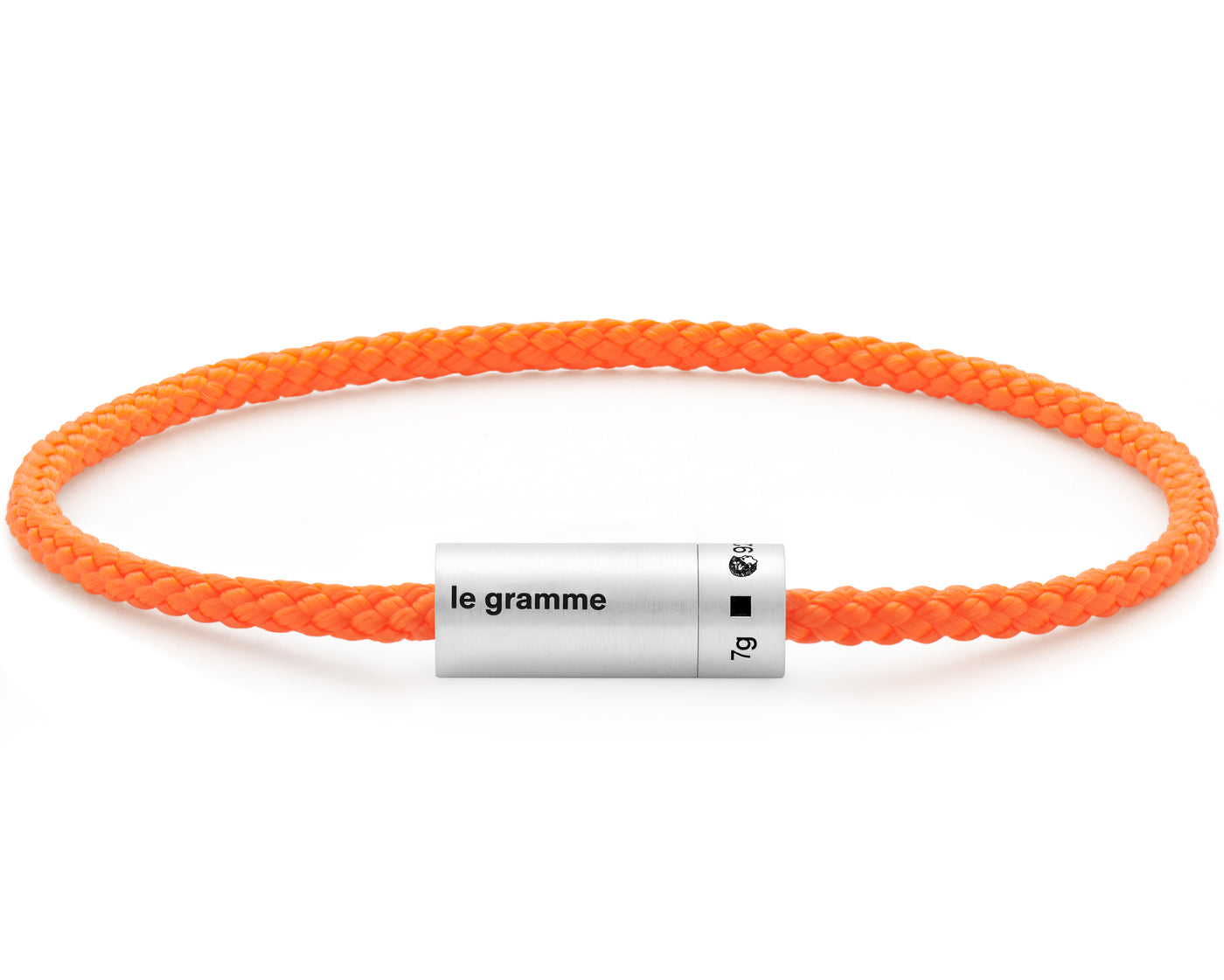 orange nato cable bracelet le 7g