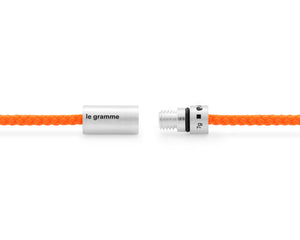 orange nato cable bracelet le 7g