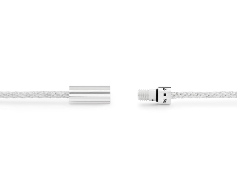 horizontal guilloche cable bracelet le 9g