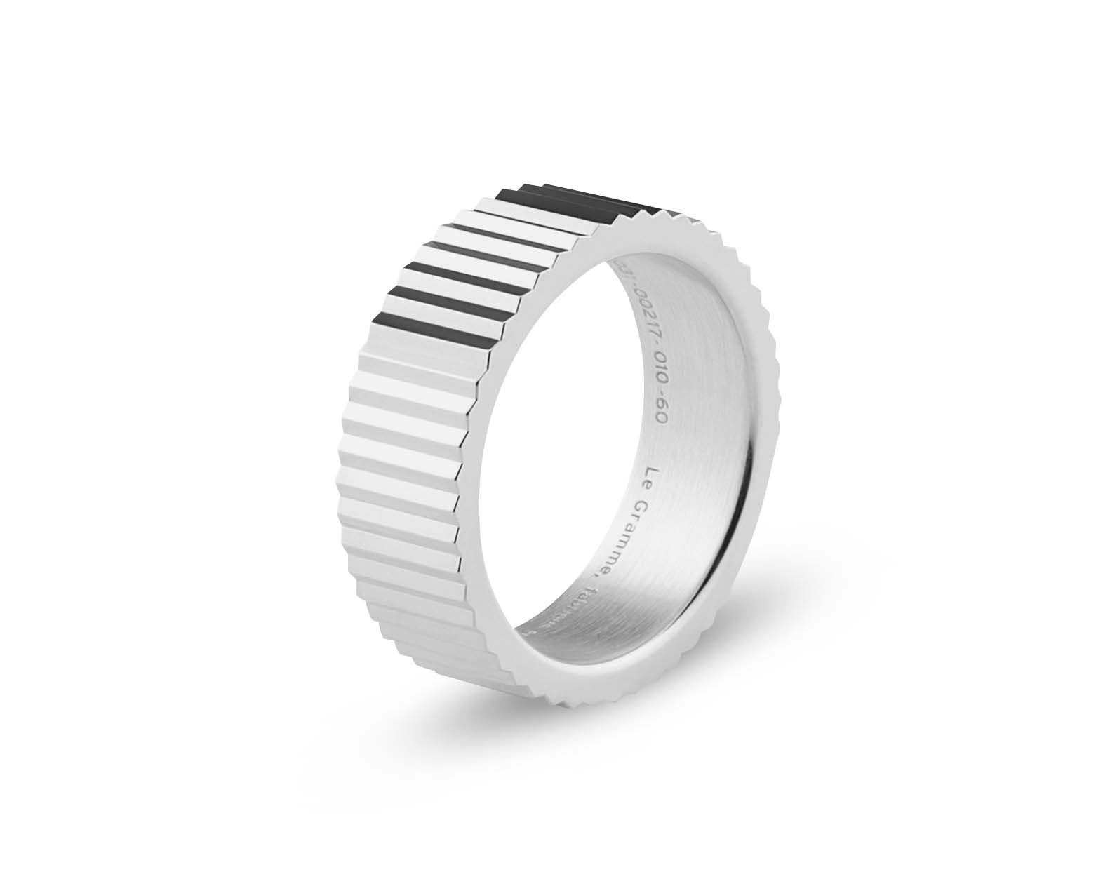 guilloche ribbon ring la 11g